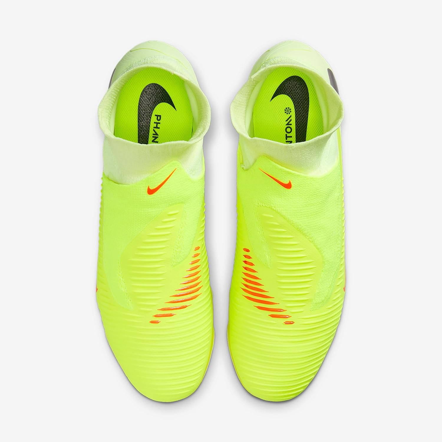 Nike Phantom 6 High Pro Firm-Ground Soccer Cleats (Hyper Crimson/Limelight/Black) Size