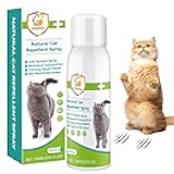 Cat Deterrent Spray - Enhanced Cat Repellent Indoor and Outdoor, Safe Anti Scratch Furniture Protector, Effective Natural Ingredients Cat Scratch Deterrent Training Aid for Furniture, Sofa, Rug 150ml
