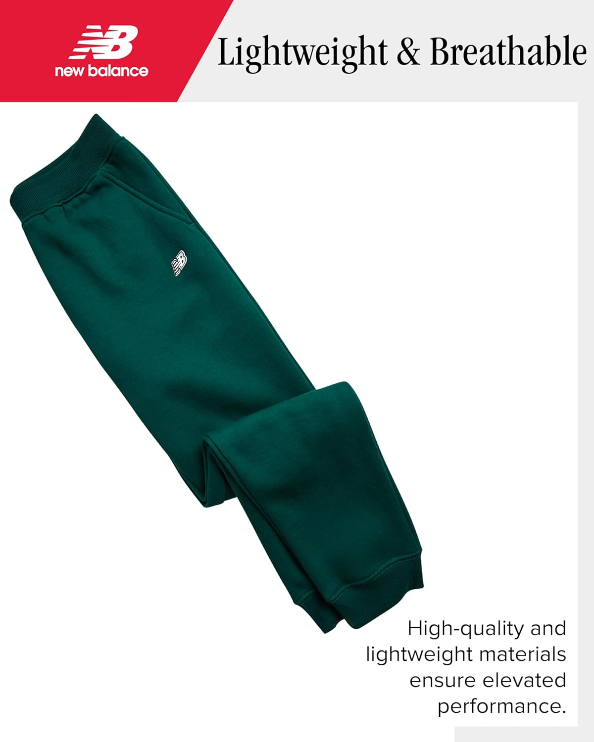 New Balance Boys Sweatpants Set - 2 Piece Fleece Pullover Boys Hoodie and Athletic Jogger Pants Youth Kids Activewear Set