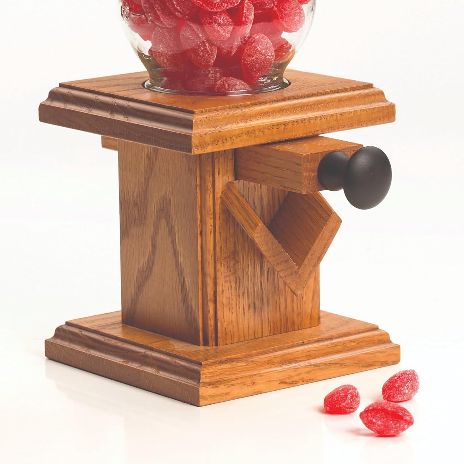 Creative Wood Design Candy Dispenser Amish Made Quart Mason Jar Style