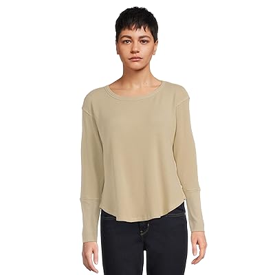 Mod o doc Long Sleeve Dropped Armhole Oversized Top Women