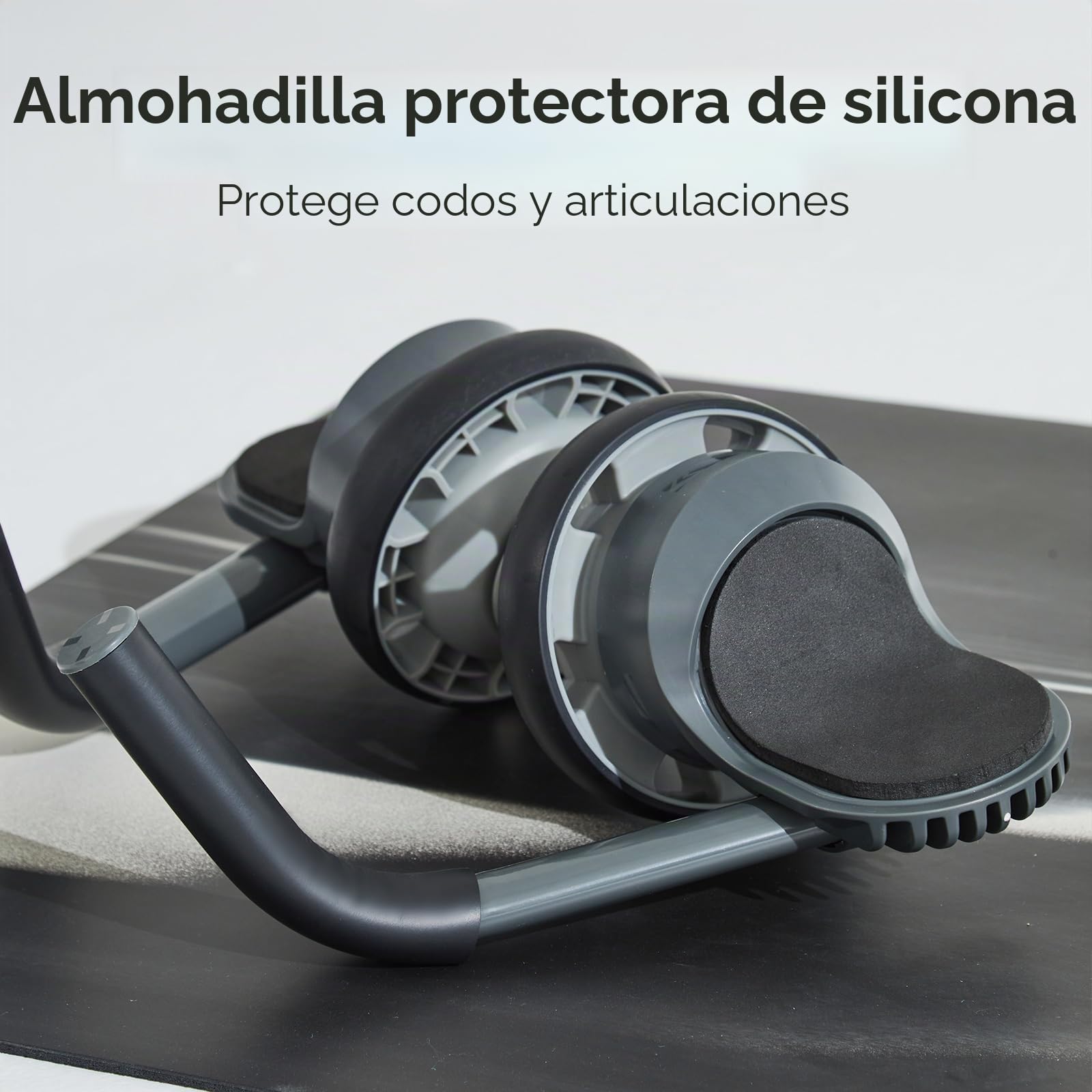 Rodillo abdominal flexible hacia los lados, abdominales Ab Wheel, innovador diseño curvado para entrenamiento muscular lateral y central, perfecto para abdominales, abdominales oblicuos y fuerza de