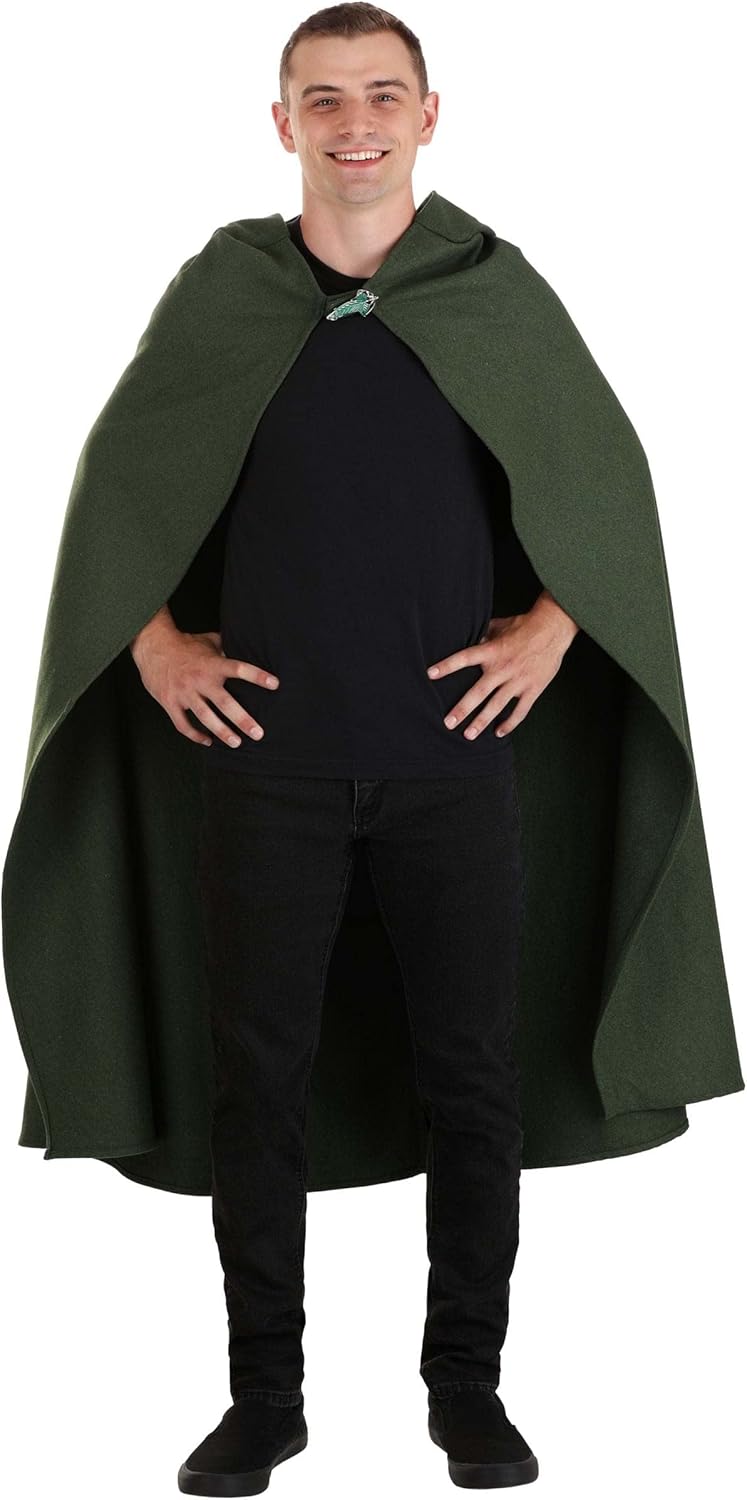 Lord of the Rings Adult Premium Elven Cloak, Lord of the Rings Coplay Cloak, Legolas Elven Cloak Costume Accessory