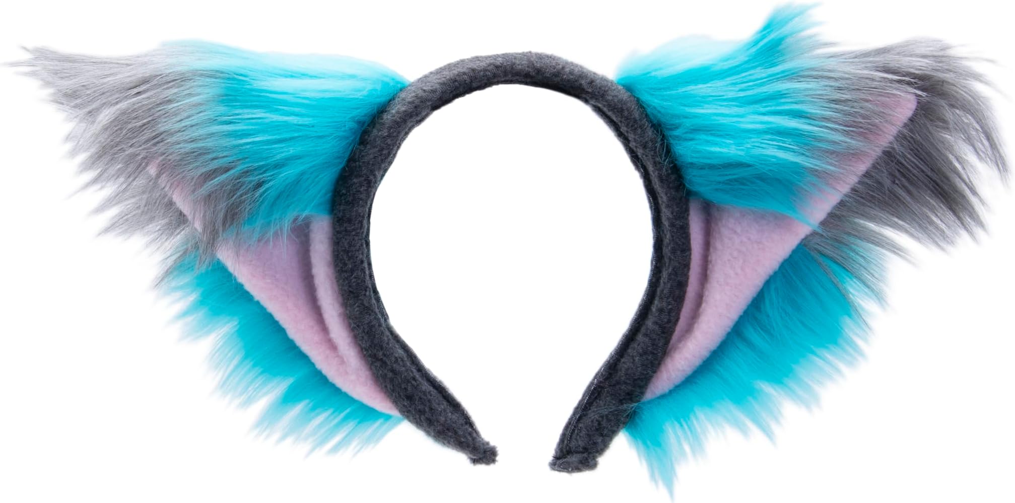 Pawstar Cheshire Fox Furry Ear Headband Kitty Cat Adult Unisex Halloween Costume