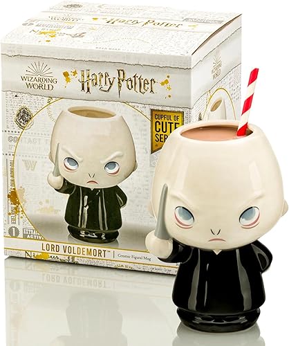 Miniatura 6 de Harry Potter Jerrod Maruyama - Taza de café 16 onzas diseño de copa de copa Kawaii cerámica - Gran regalo para niños y adultos