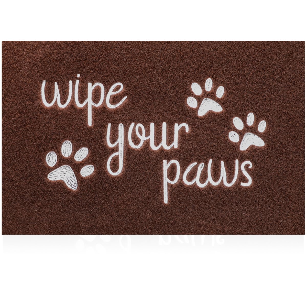 HLFMVWE Welcome Door Mats for Outdoor Entrance Funny Door Mat Wipe Your Paws Floor Mat, Welcome Mats for Front Door Indoor Non Slip Backing Rubber Mat