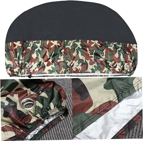 Miniatura 2 de BESPORTBLE Funda para motocicleta, cubierta transpirable y resistente a la lluvia, protección solar, cubierta de motocicleta, cubierta de lluvia
