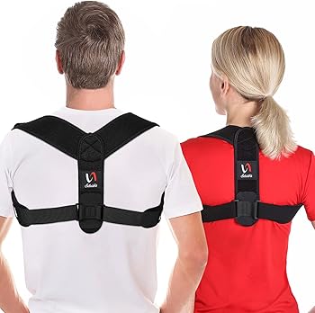 Schiara Posture Corrector for Men and Women, Comfortable Upper and Back Brace, Adjustable Back Straightener Support for Back, Shoulder & Neck
