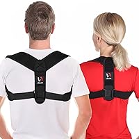 Vista 1 de Schiara Posture Corrector for Men and Women, Comfortable Upper and Back Brace, Adjustable Back Straightener Support for Back, Shoulder and Neck