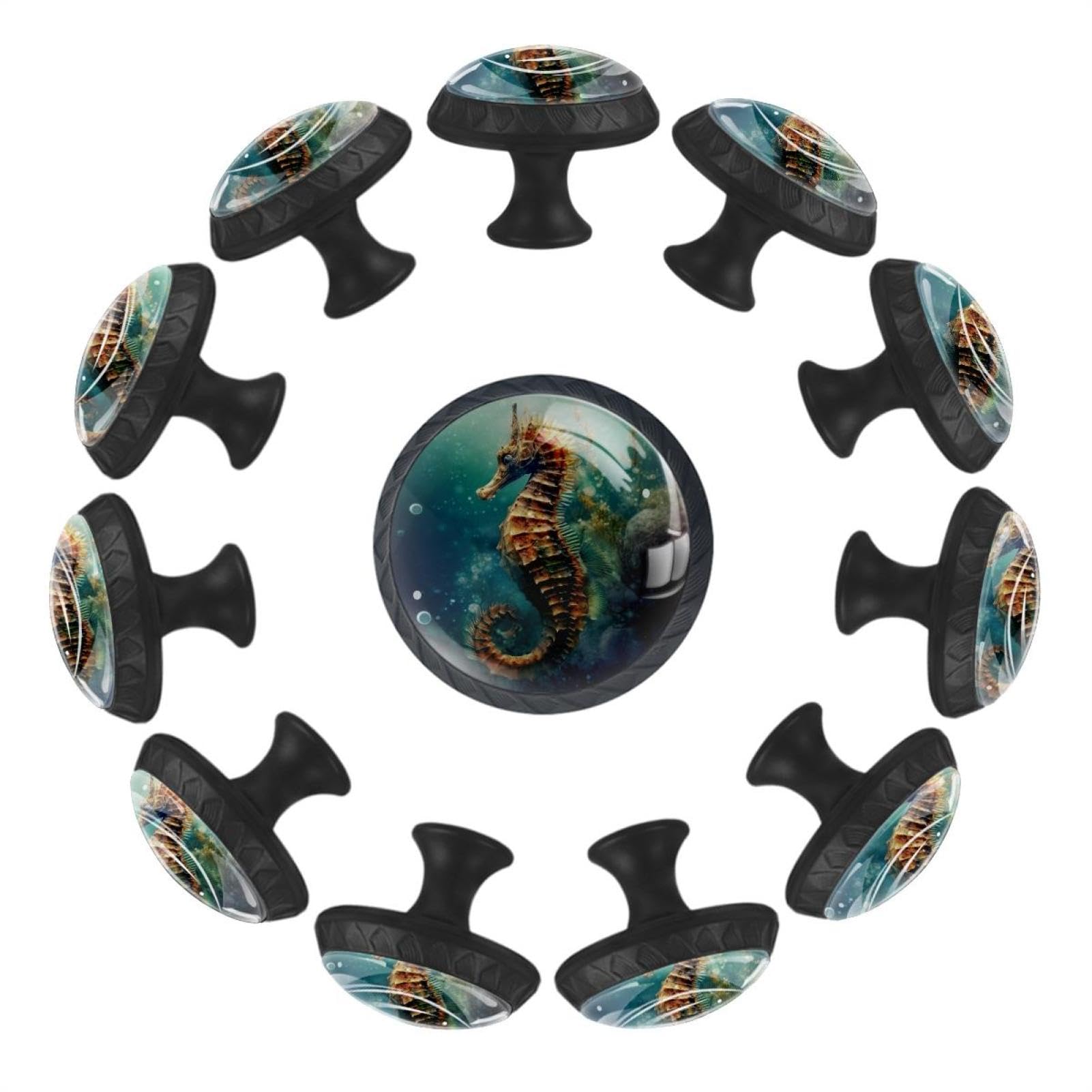 Boutons de tiroir ronds en verre installation facile et poignees translucides de cuisine