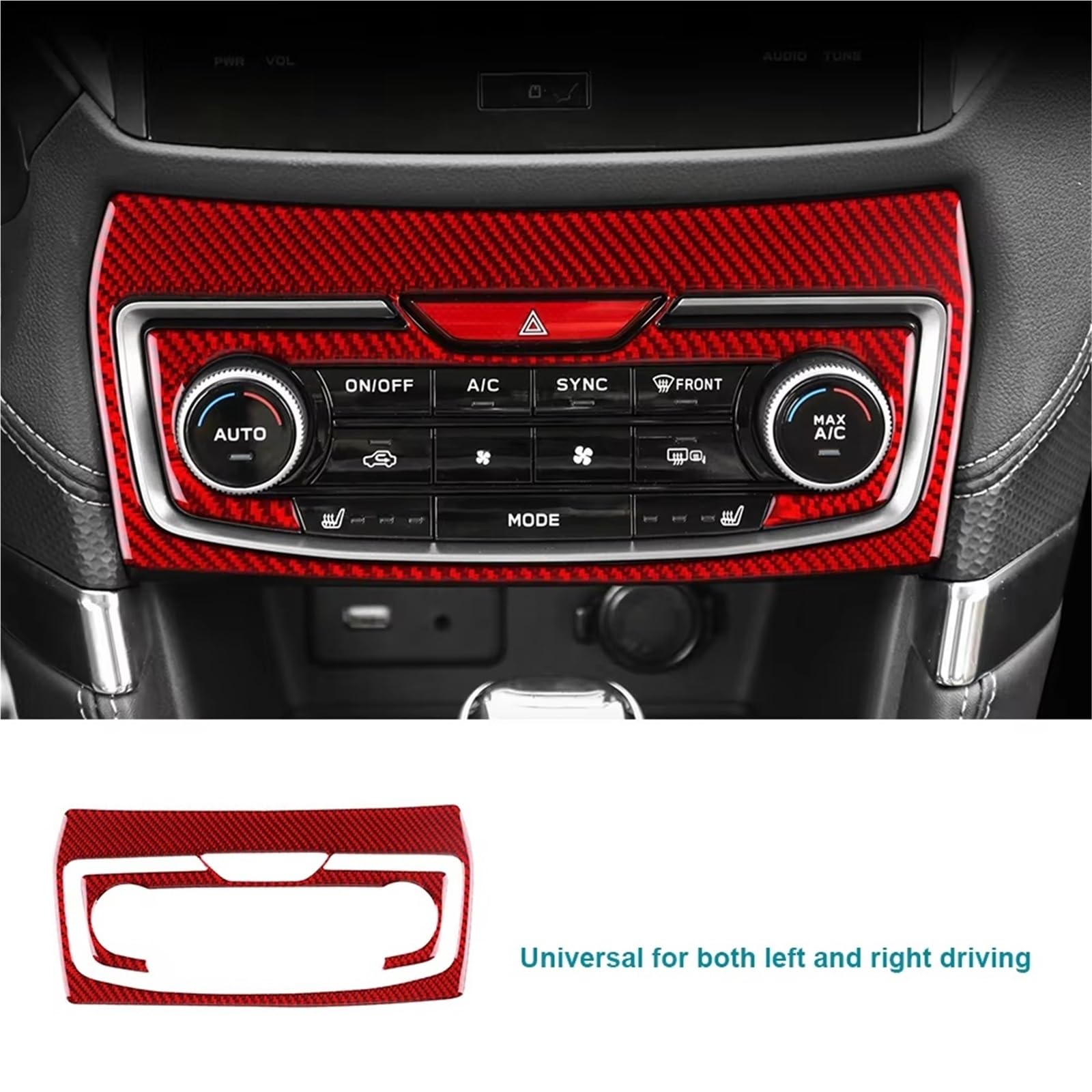 Rivestimento Centrale Compatibile Con Subaru Per Forester 2022 2023 2024 2019 2020 2021 RHD LHD Auto Centrale AC Pannello Telaio Trim Adesivo Copertura Accessori