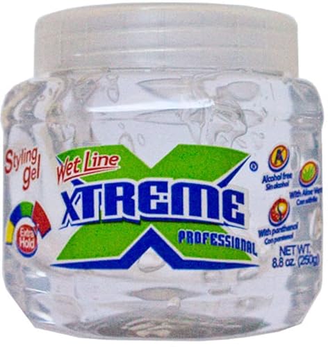 Xtreme Wet Line - Gel de peinado extra de sujeción, 8.8 onzas (paquete de 9)