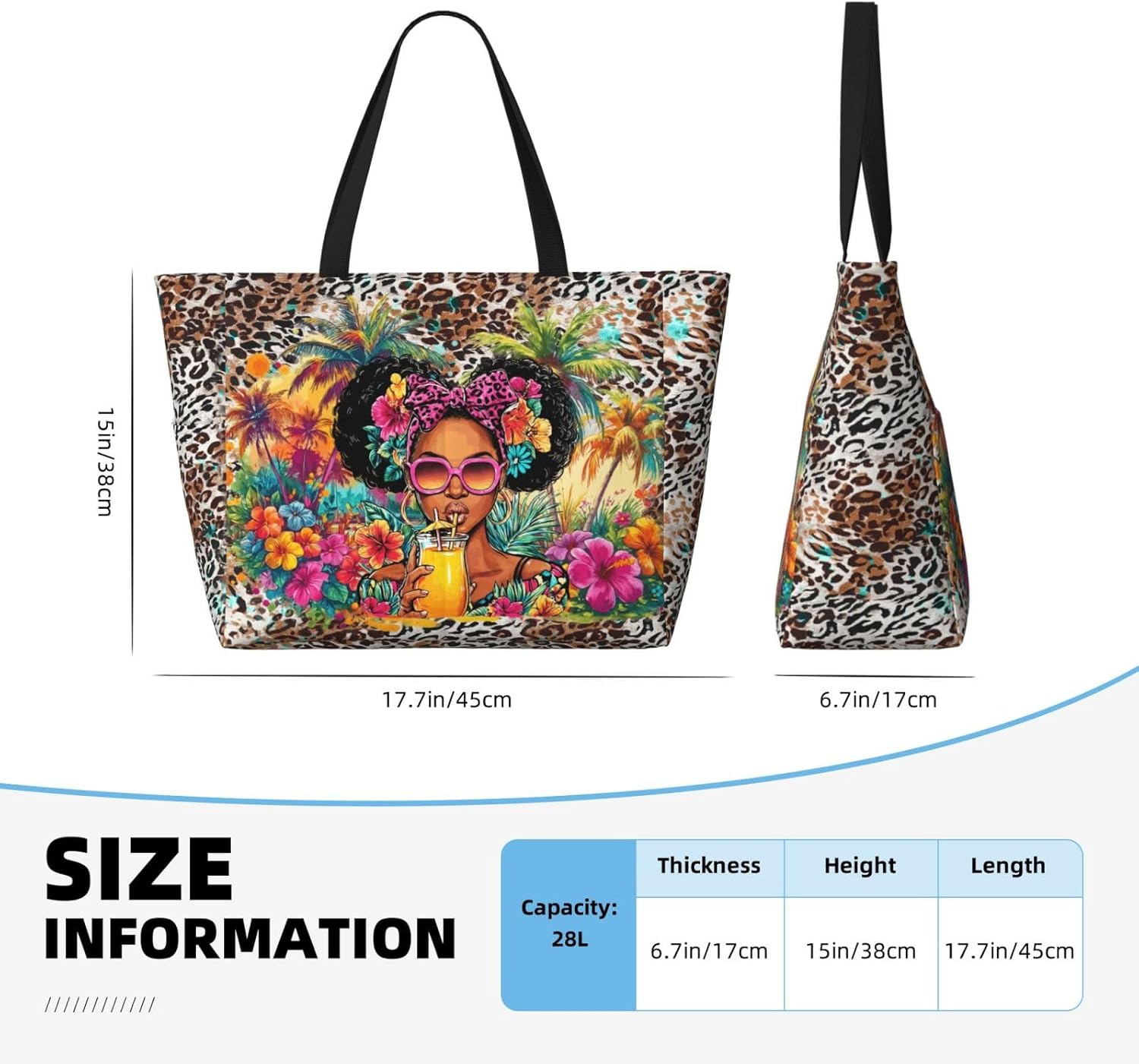 Beach Tote Bag Packable Beach Bag Totes Bags For Women Waterproof Sandproof Beach Bags Gifts For Women Vaction Work Shop - Image 5