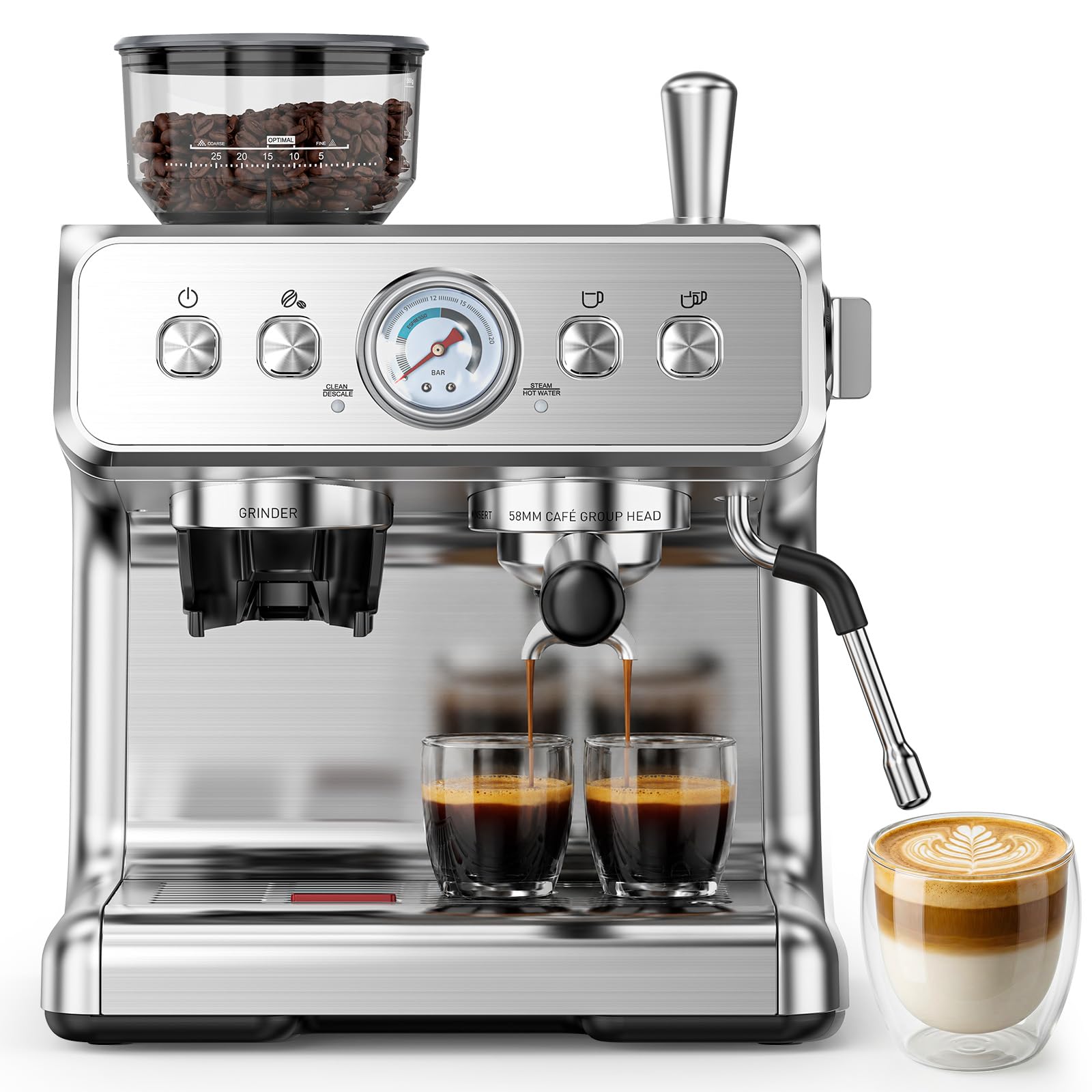 COWSAR (2026 Upgrade) 20 Bar Espresso Machine