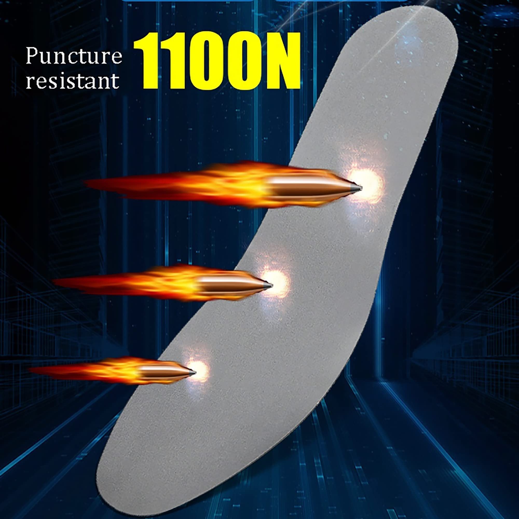 Semelles Anti-perforation En Acier Manganèse – Taille 43, Pour Chaussures De Travail Et Outdoor - 10