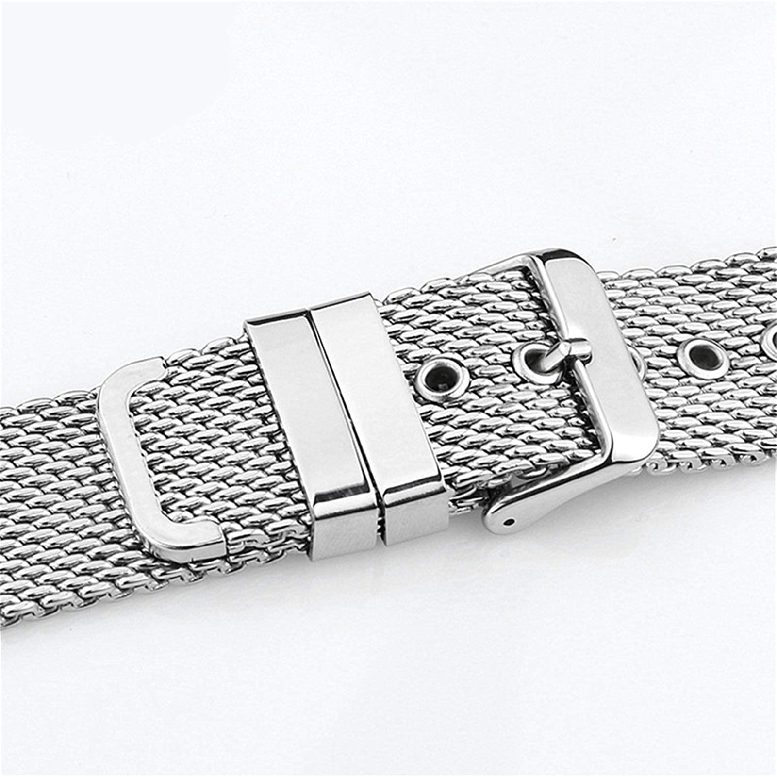 18mm 20mm 22 mm 24 mm Cinghia da Polso in Acciaio Inossidabile Uomo Universale da Donna Femmina a Maglie di Guardia Accessori Braccialetti Oro