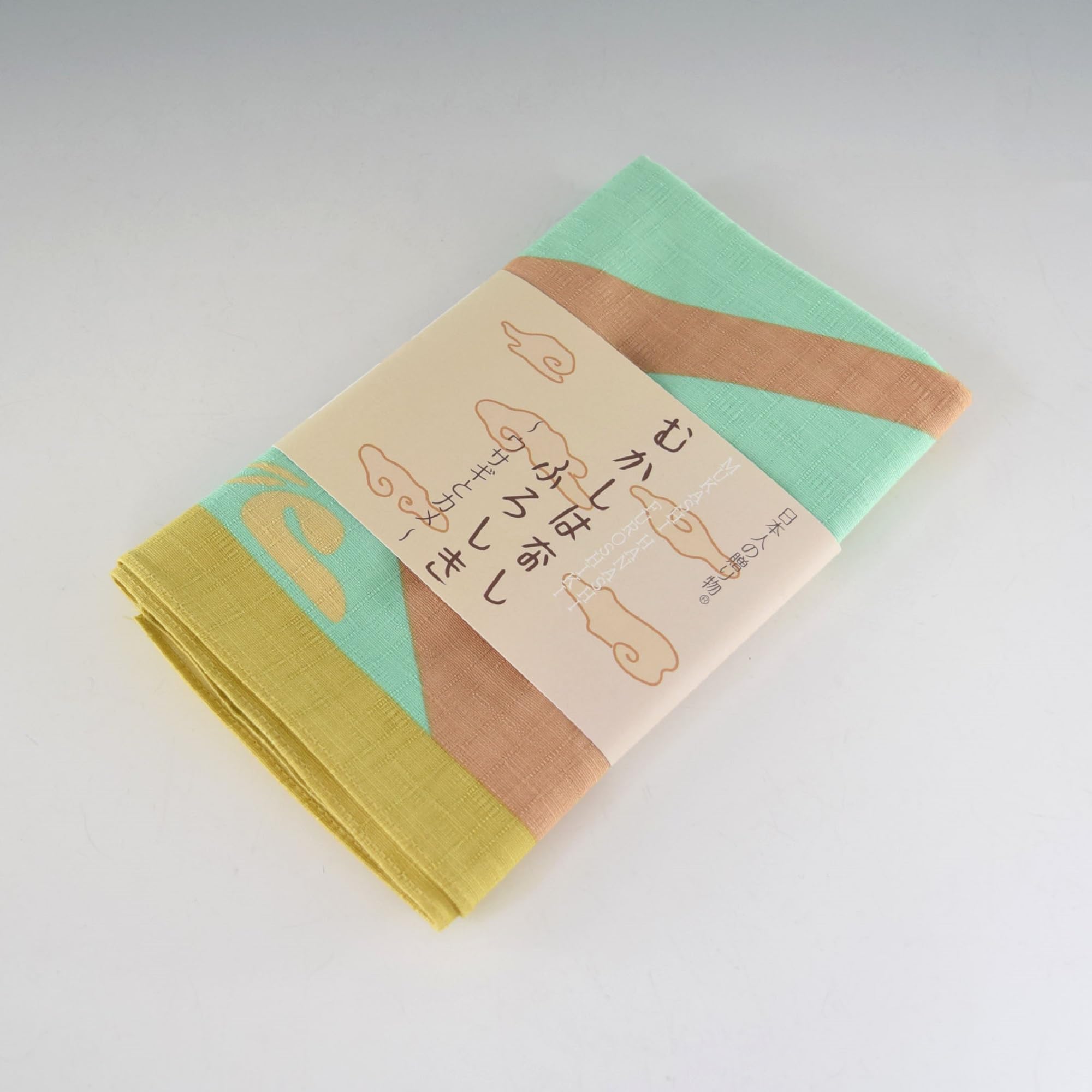 Furoshiki - Adorno tradicional japonés de tela de algodón para decoración de arte de montaña, Kioto, hecho a mano