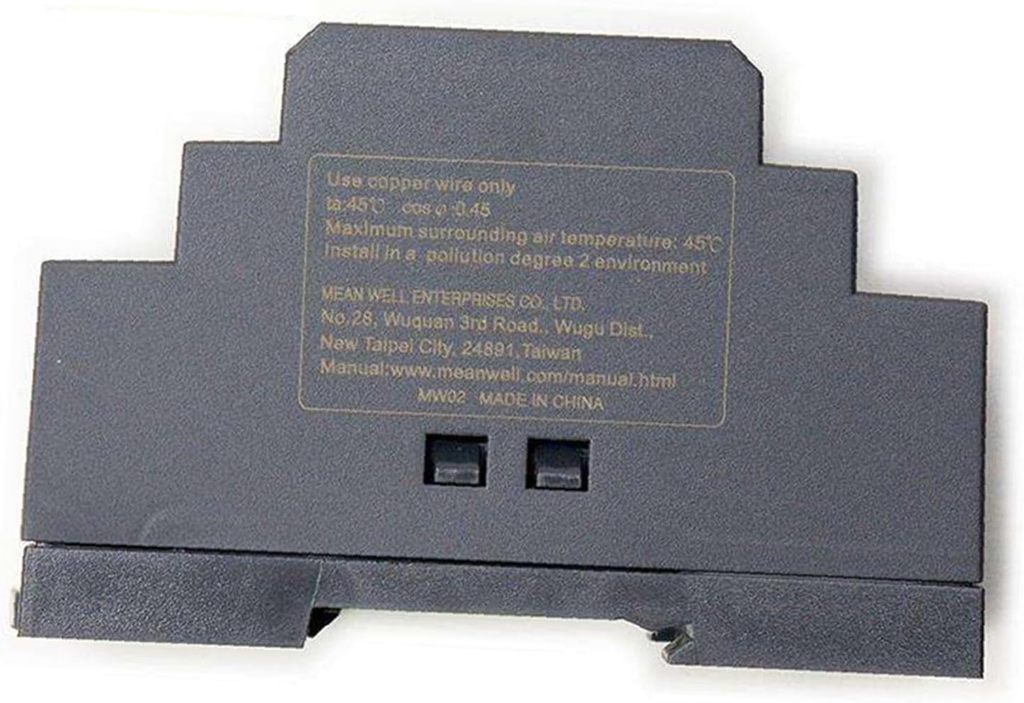 MW Plastic Case HDR-60W-12/15/24/48/5V Step Shape Class II Ultra Slim Step Shape DIN Rail AC-DC Single Output Power Supply (HDR-60-12)