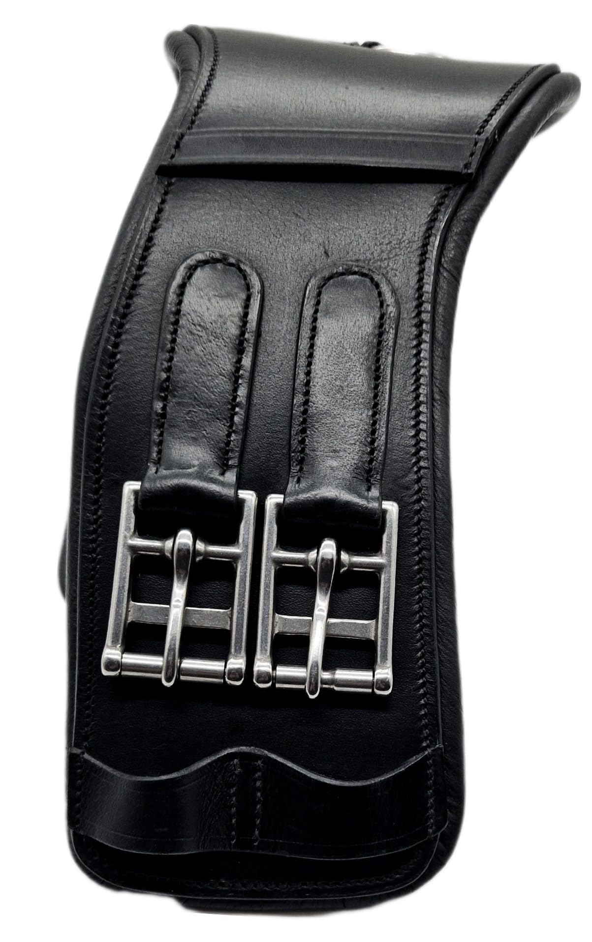 Leder Sattelgurt Soft Mondgurt ergonomisch Kurzgurt Ledersattelgurt 45 55 65 cm Tysons (65 cm)