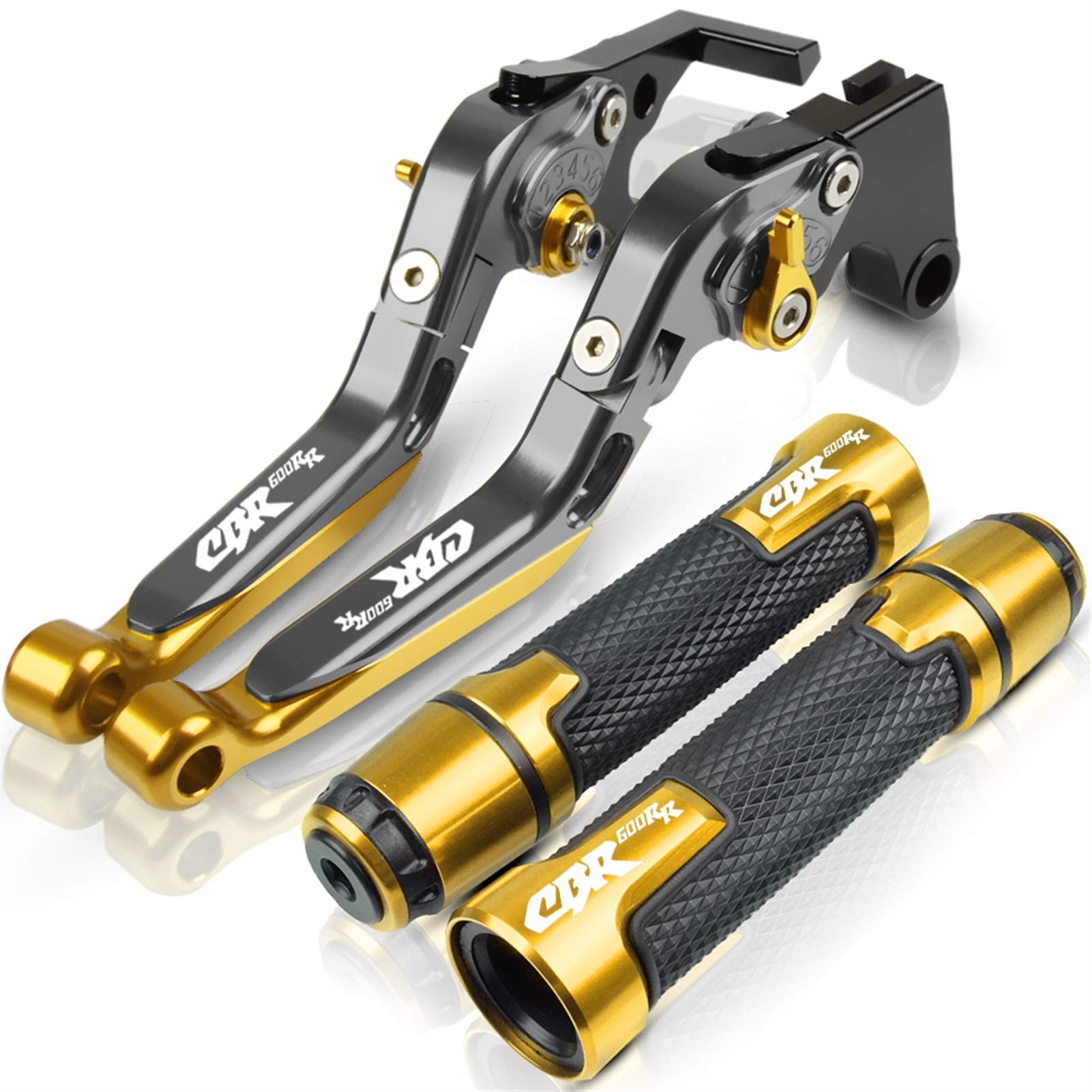 Per Honda CBR600RR CBR 600RR CBR600 RR CBR 600 RR 2007-2018 2017 2017 Leva Frizione Del Freno 2016 E Manubrio Maniglia Per Manopola Da 22mm Leva Della Frizione Del Freno (Colore : QYGX888 3)