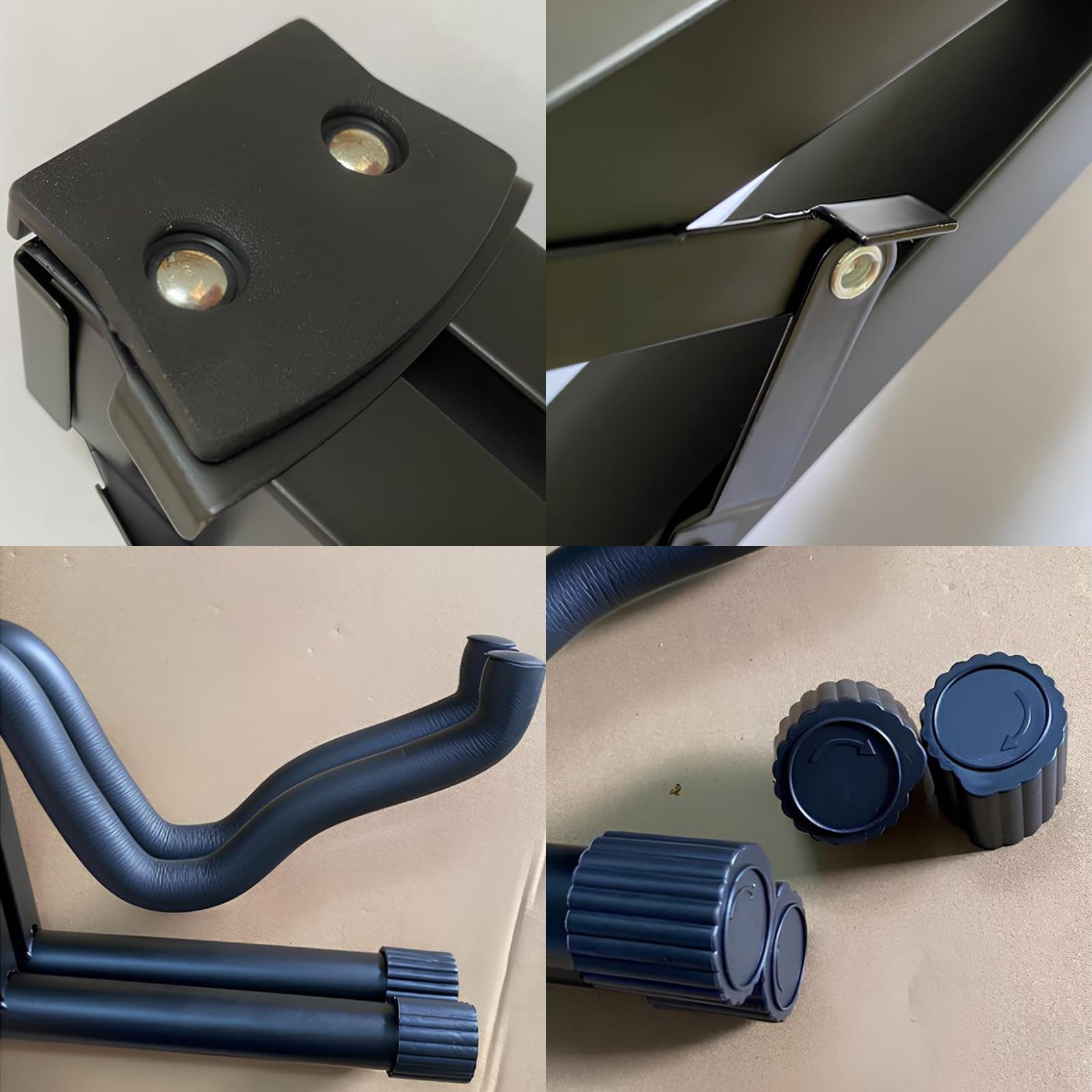 Soporte de Guitarra, Soporte de Guitarra Portátil, Soporte de Guitarra Plegable, Universal para Guitarras Acústicas, Eléctricas y Bajos