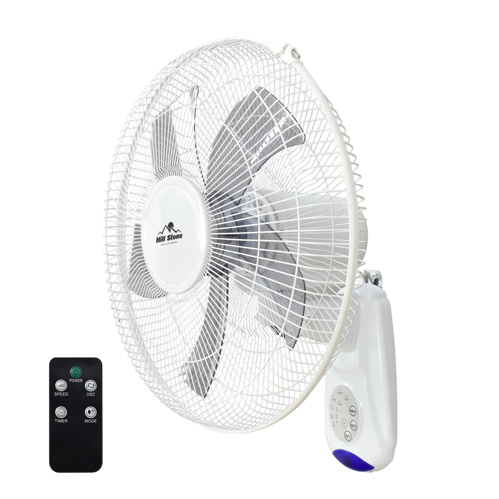 Amazon.co.jp: kaitou 壁掛け扇風機 工場扇 工業扇風機 DCモーター