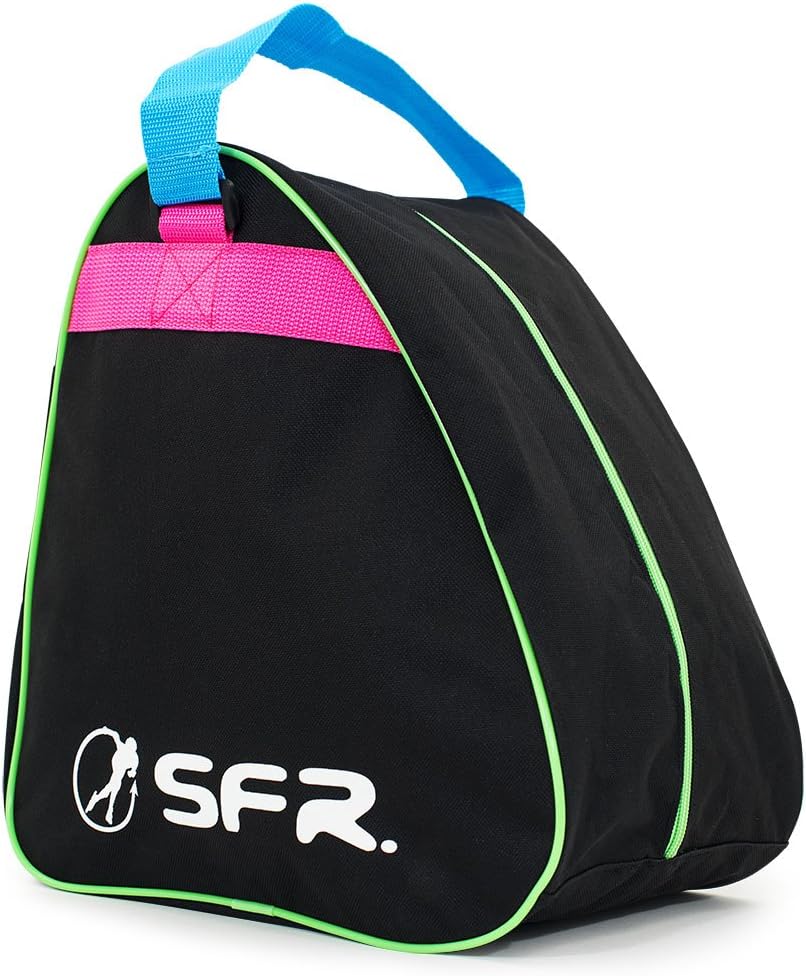 SFR Vision Skate Bag to Carry Children's Skates Up to Size UK 6 / EU 39.5. Perfect for Carrying Ice, Inline, or Quad Roller Skates and Accessories.
