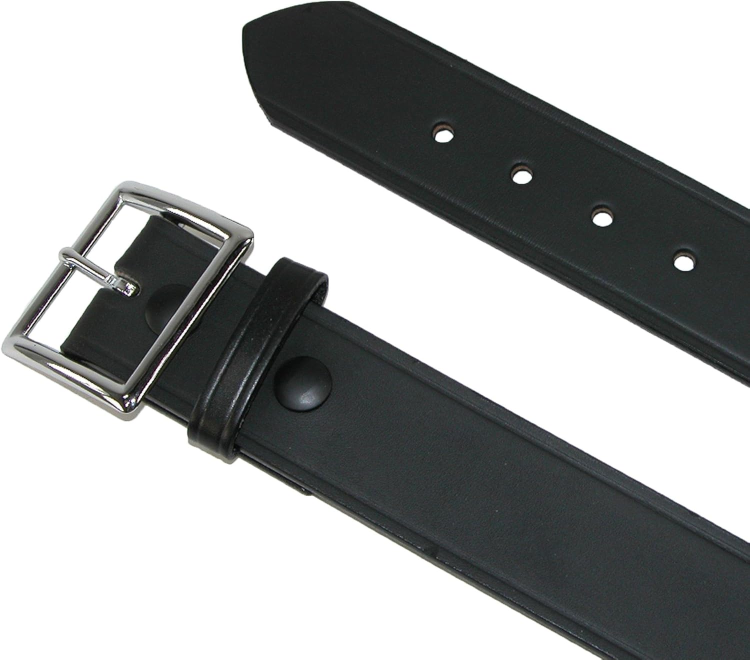Boston Leather Men's Big & Tall Leather 1 3/4 Inch Garrison Belt - Image 2