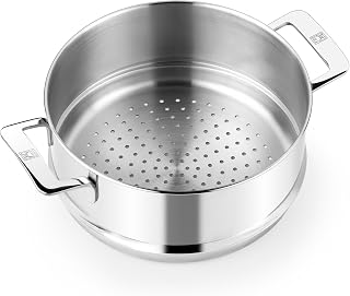 BRA COOKWARE Signature Stainless Steel Steamer | 9.5 Inches 4 Quarts