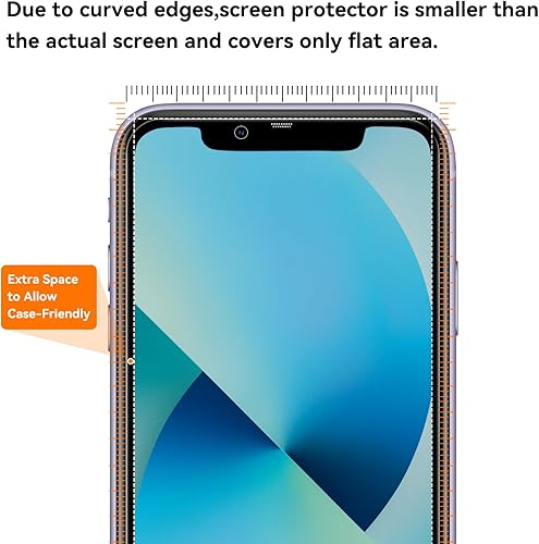 Miniatura 5 de Paquete de 2 protectores de pantalla de privacidad para iPhone 14 Plus13 Pro Max de 6.7 pulgadas, con alineación automática impecable, vidrio