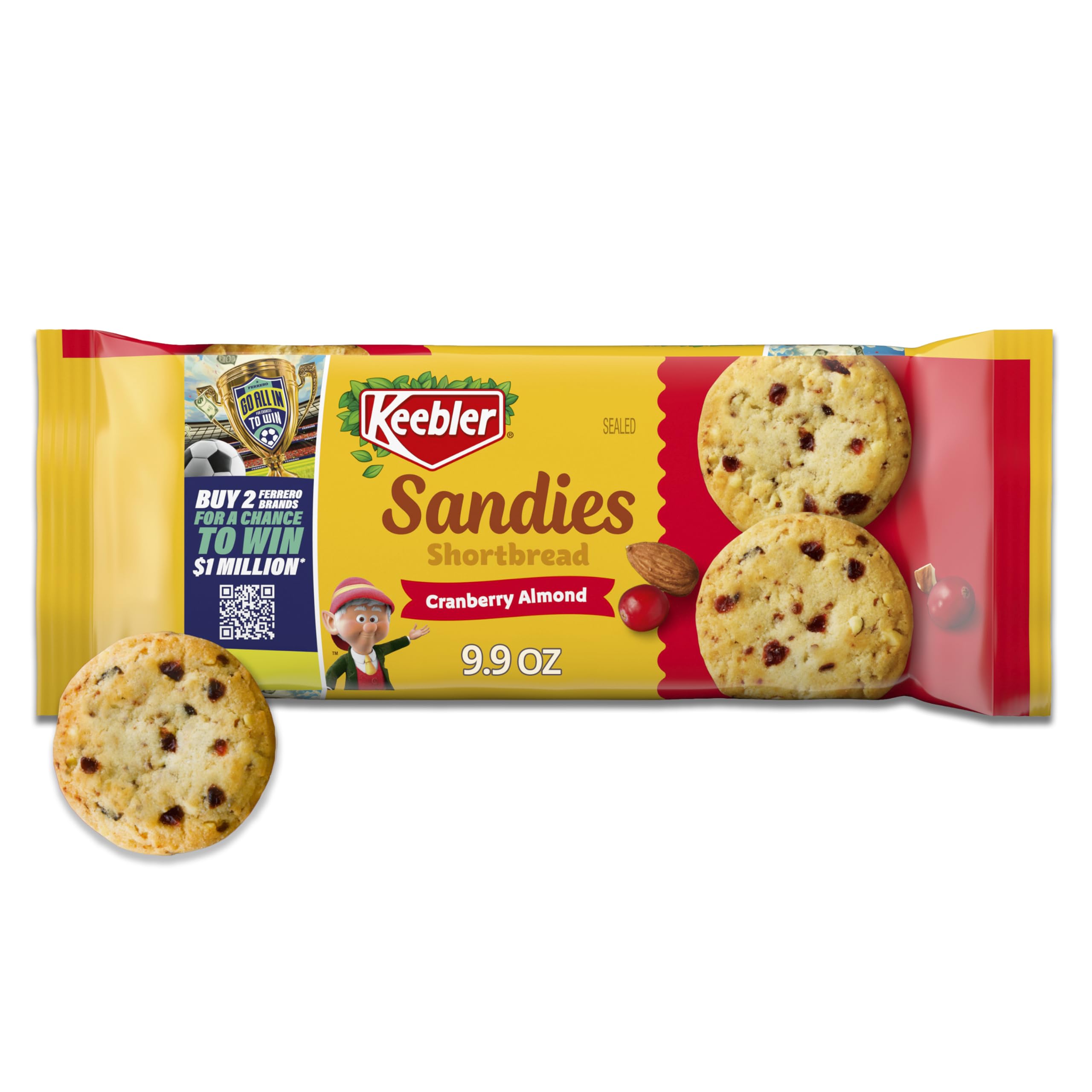 Sandies Shortbread, Cranberry Almond, 9.9oz