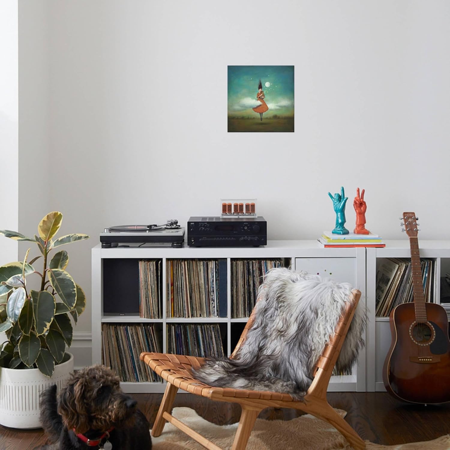 ART.COM Wall Art Print High Notes for Low Clouds by Duy Huynh, 16x16