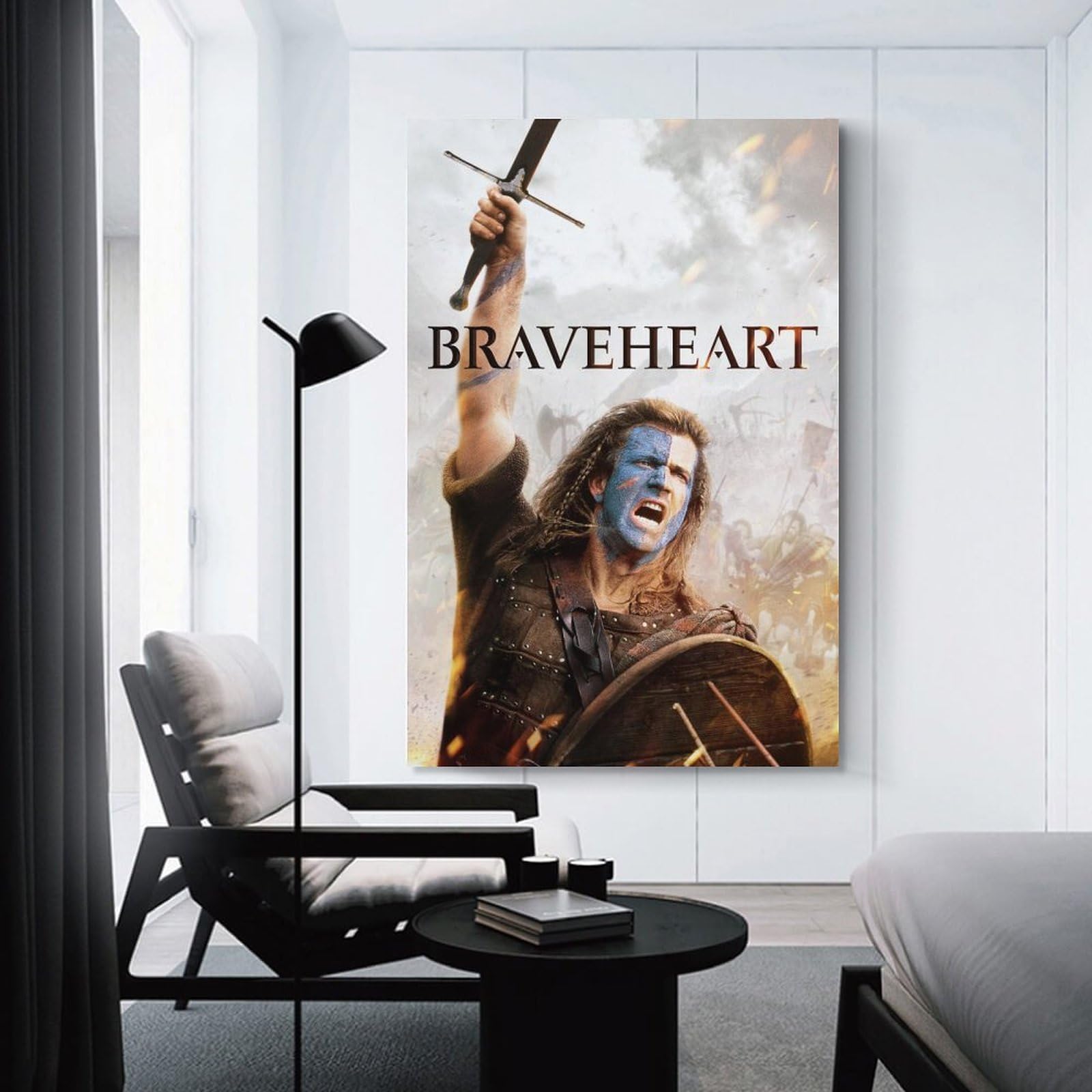 Poster Su Tela Braveheart - Film Drammatico Biografico Anni '90 - Quadro Moderno Per Parete, Senza Cornice, 30 X 45 Cm, Stampa Artistica Di Alta Qualità
