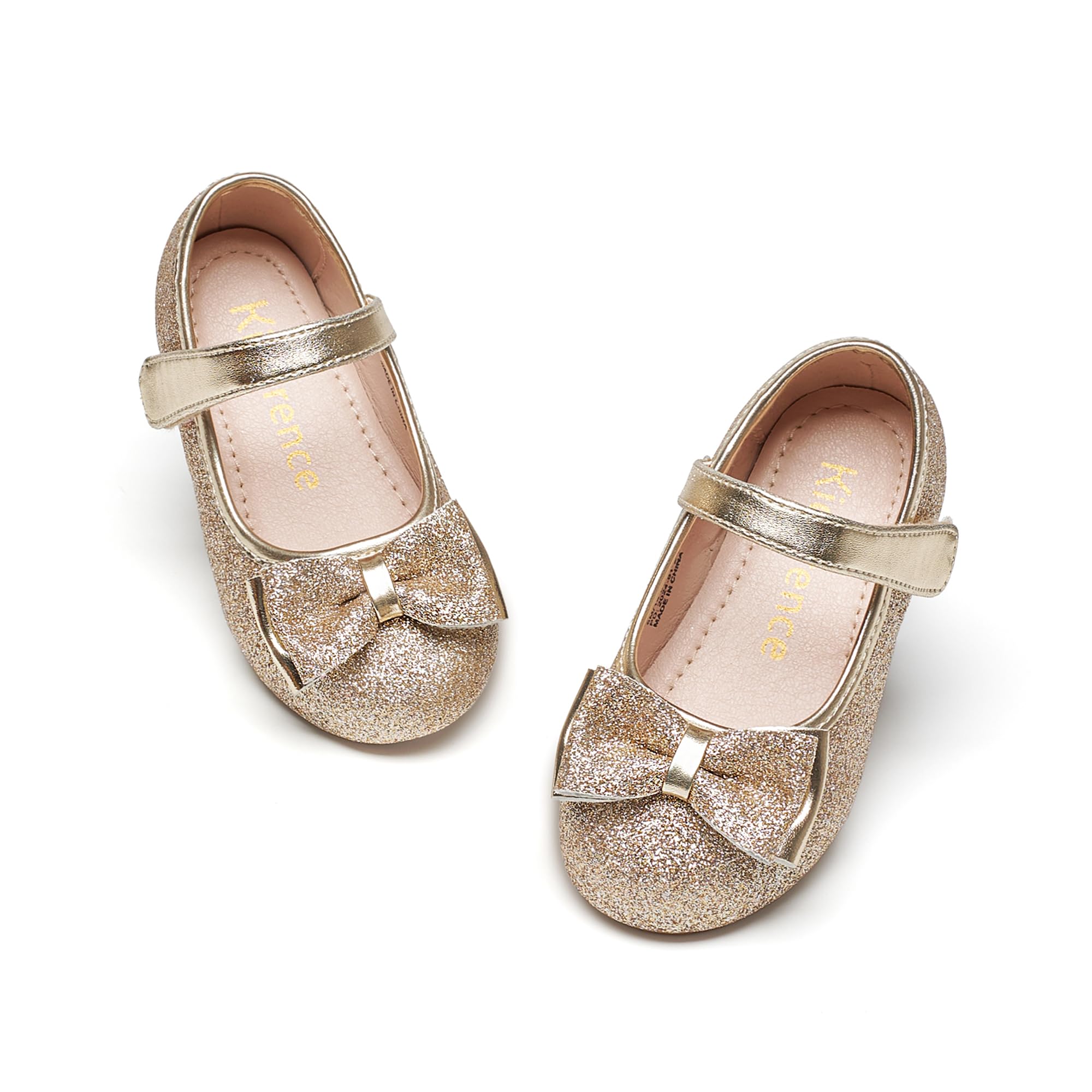 Kiderence Toddler Little Girls Dress Shoes Ballerina Ballet Flats Kids Mary Janes