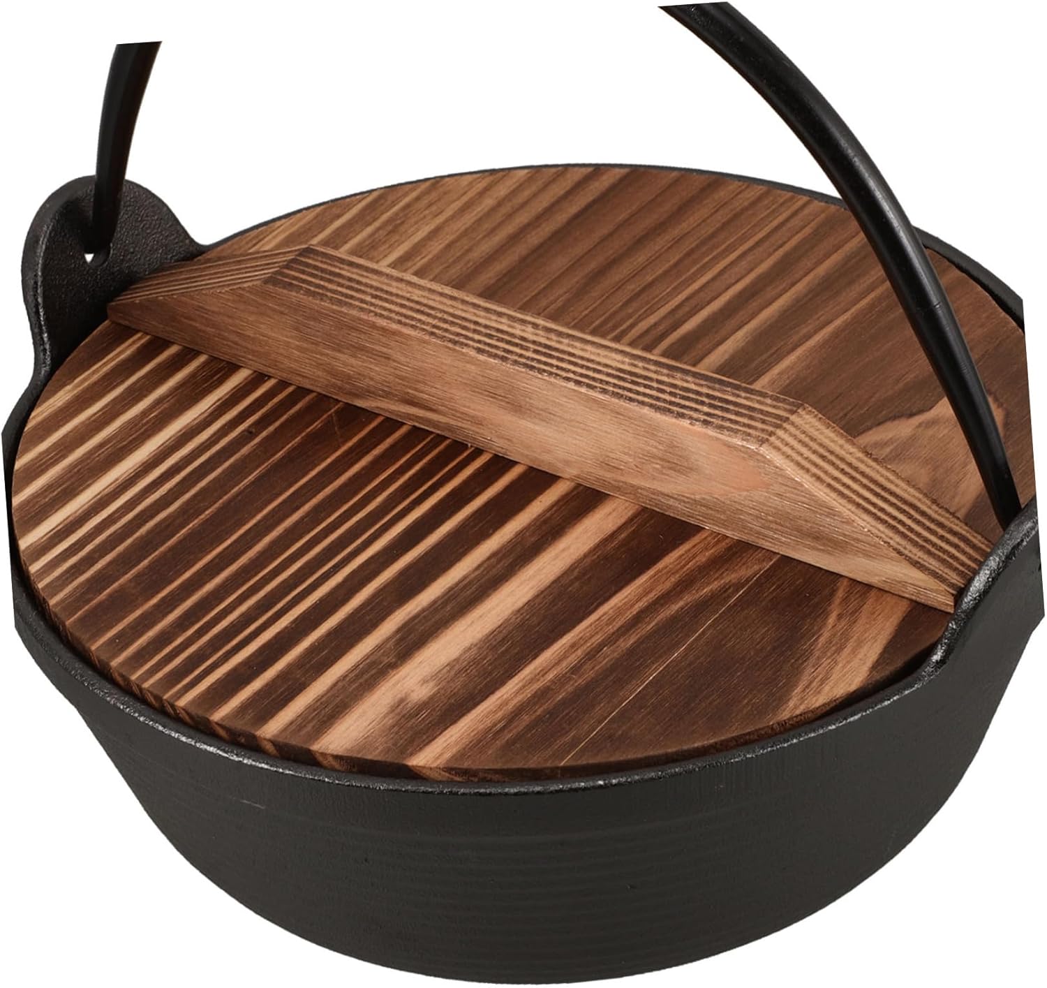 POPETPOP 1 Set Cast Iron Camping Cookware Outdoor Cooking Pot Japanese Style Pot Camping Essential