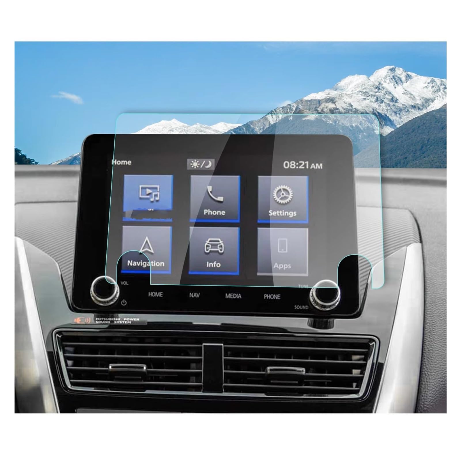 Pellicola Protettiva GPS Per Mitsubishi Per Eclipse Per Croce PHEV