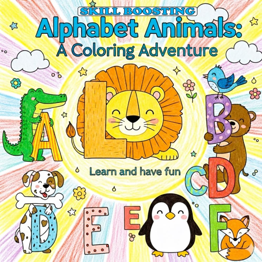 Alphabet Animals: A Coloring Adventure