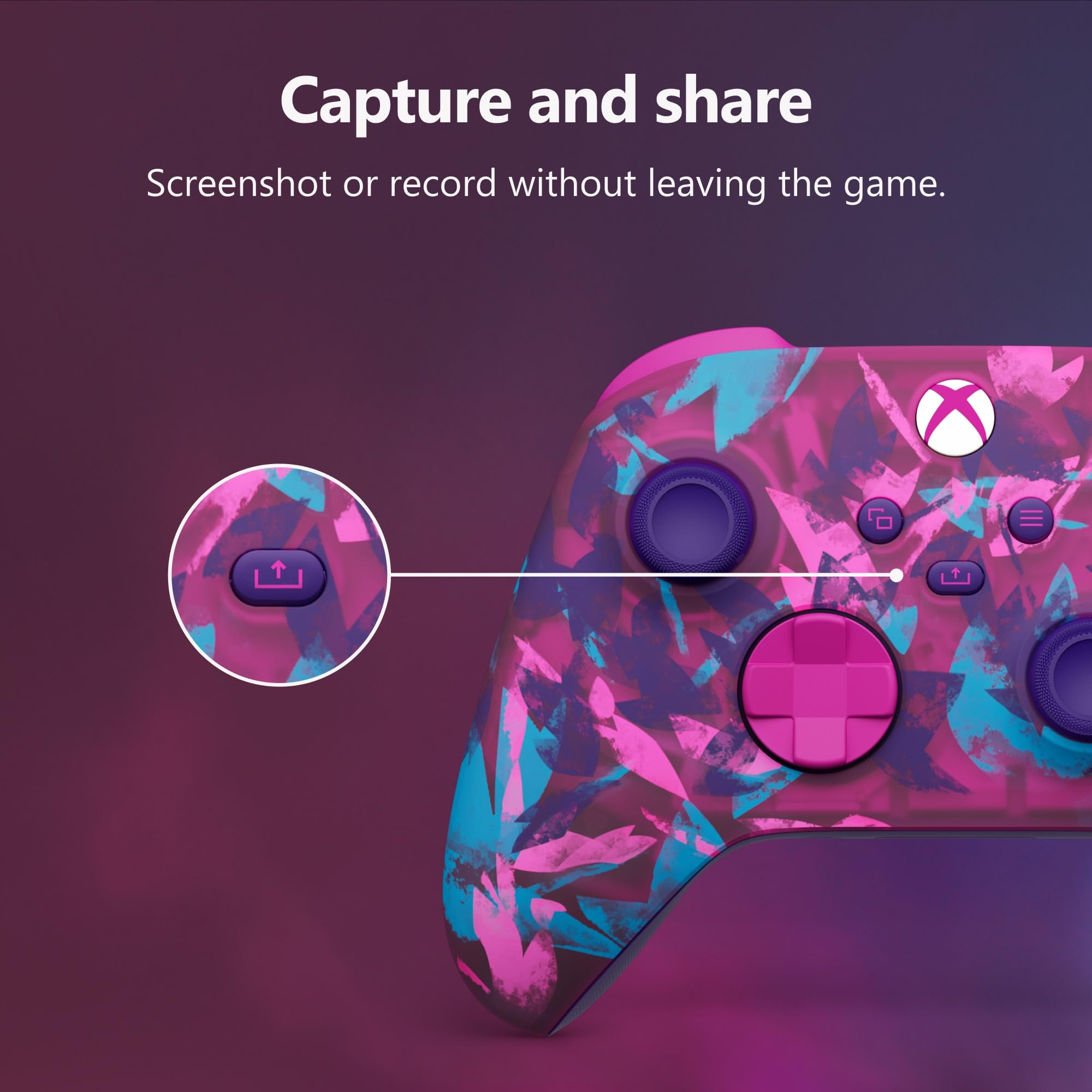 Xbox Wireless Controller Heart Breaker Special Edition - Wireless & Bluetooth Connectivity - New Hybrid D-Pad - New Share Button - Featuring Textured Grip