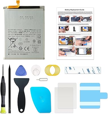 New EB-BA546ABY Battery Compatible with Galaxy A54 5G / A34 5G SM-A546 SM-A346 B/U/U1/W/E, with Instruction &amp; DIY Toolkit