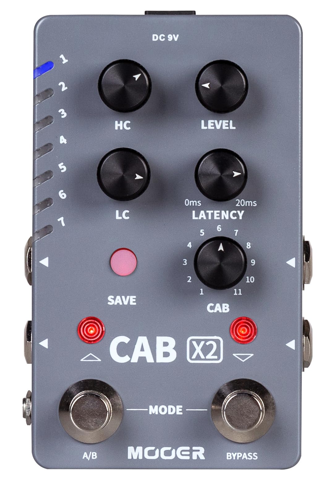 MOOER CAB X2 STEREO CAB SIMULATION PEDAL