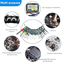 Vista 6 de Kit de herramientas de extracción de terminales 92 piezas, juego de herramientas para desconectar pines, conector eléctrico, juego de herramientas