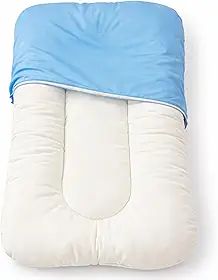 Ninho Casulinho + Capa Extra Algodão Brubrelel Baby (1 Ninho Casulinho + 1 Capa Extra Azul Bebê)