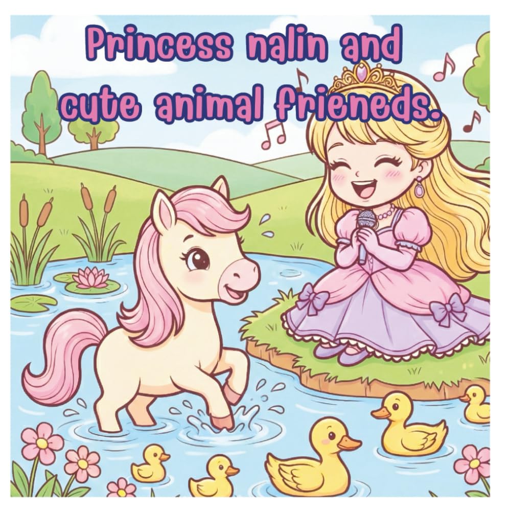 Princess Nalin and Cute Animal Friends: "Discover the Magic of Kindness and Adorable Friendships"