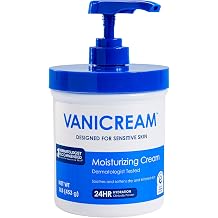 Vanicream Moisturizing Cream, Body &amp; Face Moisturizer, 16 Oz Pump Dispenser | Formulated without Common Irritants for Sensitive Skin, Restores Moisture and Soothes Irritated, Cracked or Itchy Skin