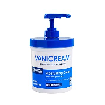 Vanicream Moisturizing Cream, Body & Face Moisturizer, 16 Oz Pump Dispenser