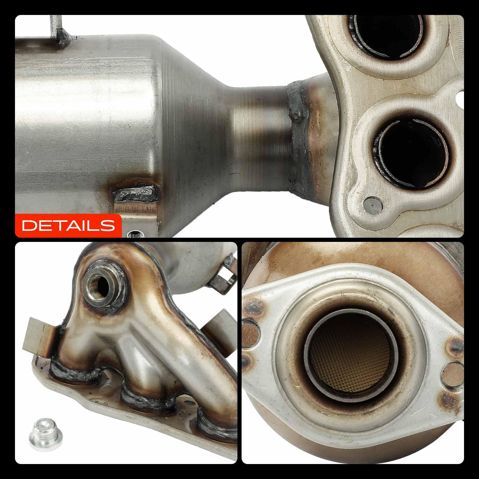 Frankberg Catalizador Compatible con C1 PM PN 1.0 Aygo B1 1.0 Replace# 0342K8,171400Q050