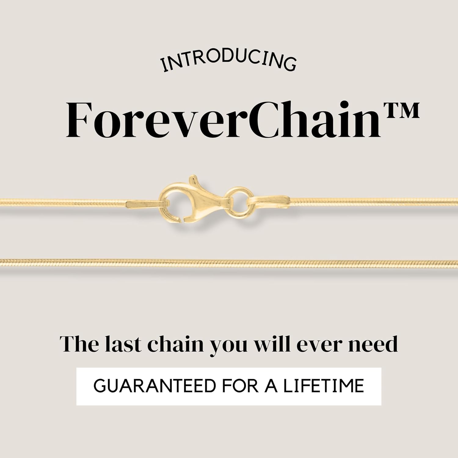 KISPER Gold 8 Sided Snake Chain Necklace –Thin, Dainty, Gold-Plated 925 Sterling Silver Jewelry for Women & Men with Lobster Clasp – Made in Italy - Image 2