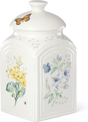 Lenox Butterfly Meadow - Tarro para galletas, 4.10 libras, multicolor
