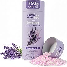 Green Edge 360 Long Lasting in Wash Scent Booster Beads 750g Premium Natural Laundry Perfume Plastic Free Scent Beads Biodegradable Eco Friendly (Lavender Drift)