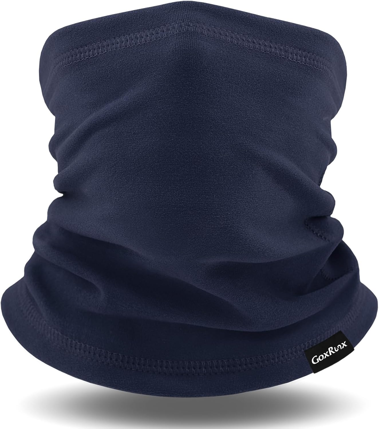 GoxRunx Winter Neck Gaiter Warmer Soft Fleece Face Cover Windproof Cold Weather Face Scarf for Skiing Hiking Men and Women